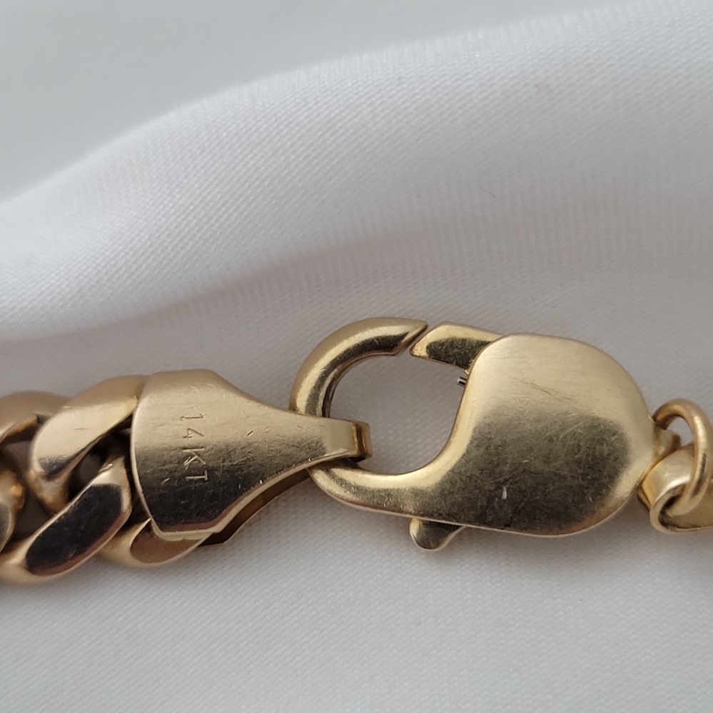 14k solid cuban link - Picture 3 of 3